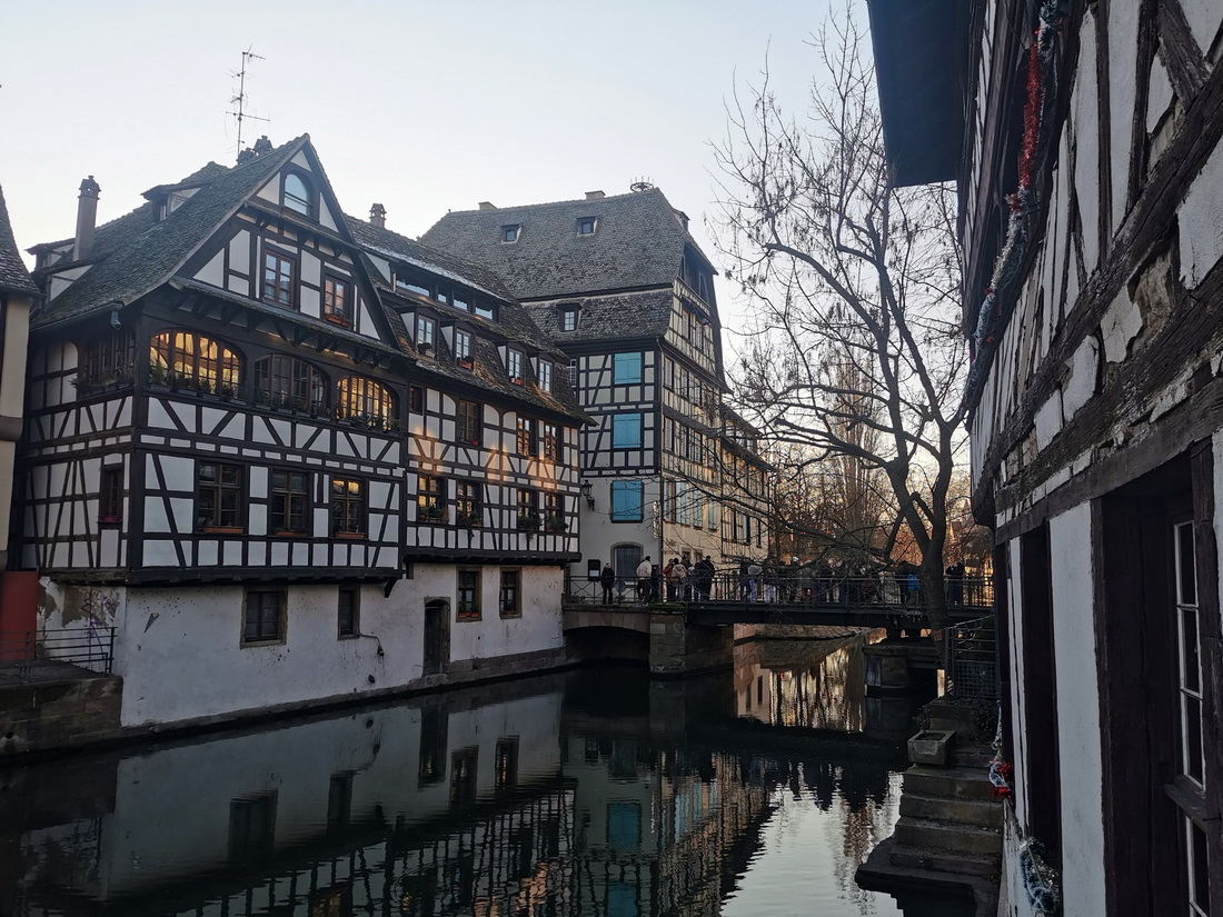 Petite France Strasbourg in winter without crowds