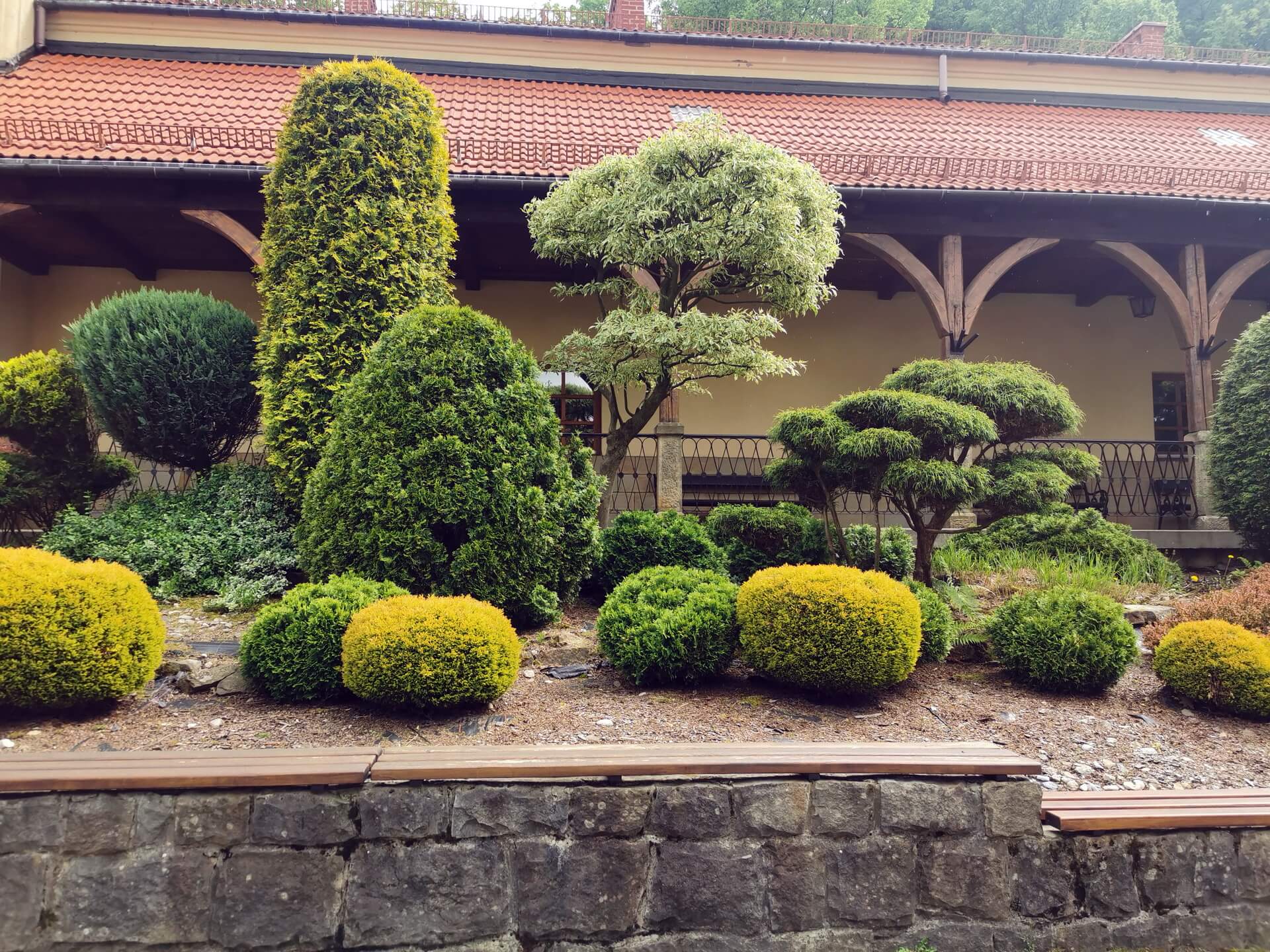 monastery gardens in Kalwaria Zebrzydowska